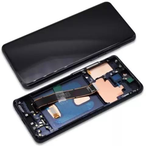 Samsung Galaxy S20 (SM-G980F) Siyah Servis Ekran Çıtalı görsel 2
