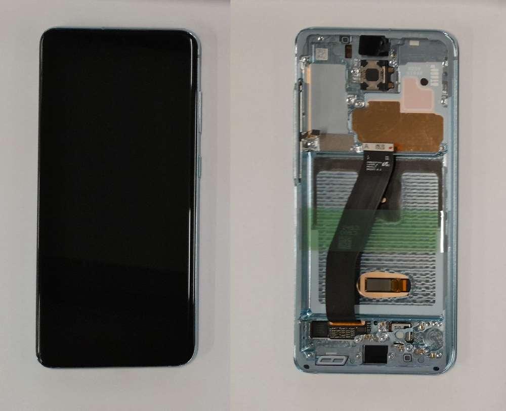 Samsung Galaxy S20 (SM-G980F) Mavi Servis Ekran Çıtalı görsel 2